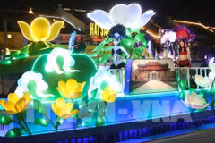 Desfile de carros alegóricos marca inicio del Carnaval de Ha Long 
