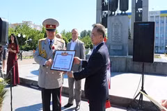 Veteranos vietnamitas y ucranios celebran Día de la Victoria