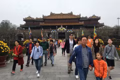 Thua Thien-Hue recibe más de un millón de turistas en primer trimestre
