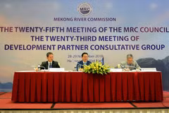 Efectúan en Vietnam reunión 25 del Consejo de Comisión del Río Mekong 