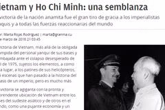 Periódico Granma destaca vida del Presidente Ho Chi Minh y espíritu patriótico del pueblo vietnamita