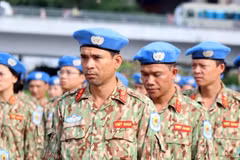 Destacan papel de los cascos azules vietnamitas como mensajeros de paz, cultura y fuerza militar de su país