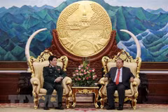 Robustecen Vietnam y Laos nexos en defensa 