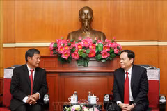 Organizaciones de masas de Laos y Vietnam fortalecen cooperación 