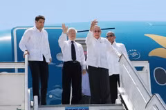 Dirigente partidista vietnamita concluye visita a Cuba 