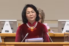 Vicepresidenta de Vietnam dialoga con titular del Consejo de la Federación de Rusia 