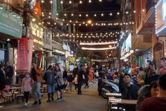 Hanoi inaugura calle peatonal de comida nocturna Dao Ngoc Ngu Xa 
