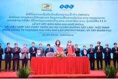 FLC y PetroTrade desarrollan proyecto ferroviario que conecta Laos y Vietnam