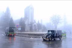Temperatura cae a 7,7 grados centígrados en Sa Pa debido a la ola de frío
