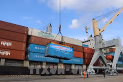 Suben mercancías despachadas mediante puertos marítimos de Vietnam