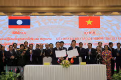 Provincias vietnamita y laosiana refuerzan cooperación en diversos campos
