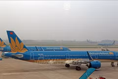 Aeropuerto Internacional de Noi Bai en Hanoi opera con normalidad