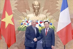 Presidente del Senado francés finaliza su visita a Vietnam