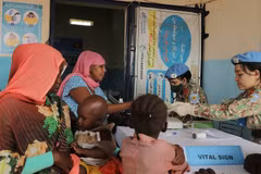 Primer equipo de ingenieros de Vietnam realiza sus actividades humanitarias en Abyei