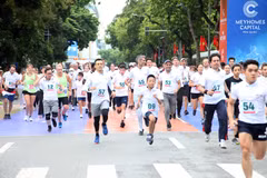 Nutrida participación en maratón por la paz en Hanoi 