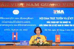 Consolidan nexos de cooperación entre agencias noticiosas de Vietnam y Laos