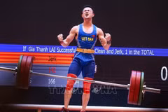 Vietnam logra resultado impresionante en Campeonato de halterofilia de Asia 2022