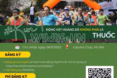 Carrera por protección de animales salvajes se efectuará en Hanoi 