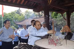 Presidente de Vietnam rinde homenaje a legendarios ancestros de la nación