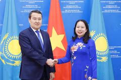 Vicepresidenta vietnamita concluye viaje a Kazajstán