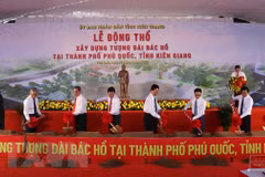 Inauguran Monumento del Presidente Ho Chi Minh y el Templo de Mártires en Phu Quoc