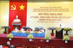 Presidente vietnamita preside seminario científico sobre defensa nacional en nuevo periodo