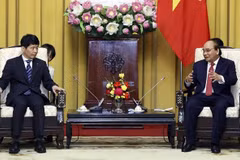 Presidente vietnamita recibe a gobernador de prefectura japonesa de Gunma 