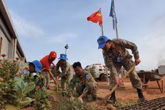 Cascos azules de Vietnam promueven estilo de vida verde en Sudán del Sur