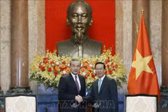 Presidente vietnamita sostiene encuentro con canciller chino