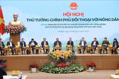 Celebran en Hanoi quinto diálogo entre premier y agricultores