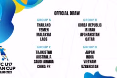  Sub-17 Vietnam cae en grupo complicado en Campeonato Asiático 2023