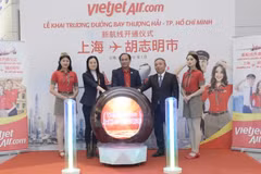 Vietjet inaugura ruta Ciudad Ho Chi Minh - Shanghái