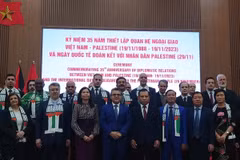 Celebran 35 aniversario de nexos diplomáticos Vietnam-Palestina