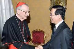 Presidente vietnamita se reúne con el secretario de Estado vaticano