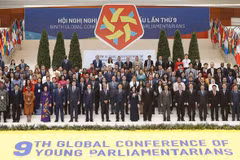Inauguran en Vietnam IX Conferencia global de jóvenes parlamentarios