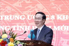 Presidente vietnamita resalta importancia de Hanoi en la estrategia de defensa nacional