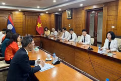 Delegación de ciudad de Hanoi realiza visita a Laos 