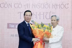 Presidente vietnamita asiste a presentación de obra sobre eminente poeta Nguyen Du