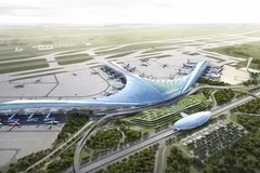 Construyen de forma ininterrumpida el aeropuerto Long Thanh durante el Tet