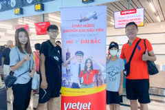 Vietjet lleva los primeros pasajeros taiwaneses al nuevo terminal en aeropuerto de Phu Bai