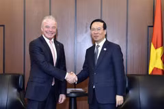Presidente vietnamita se reúne con líderes de Boeing y Apple