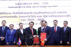 Estrechan lazos multifacéticos entre localidades de Vietnam y Laos