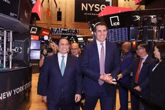 Premier de Vietnam abre sesión bursátil de la Bolsa de Nueva York