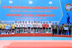 Vietnam, campeón de Torneo de Voleibol Militar masculino de ASEAN