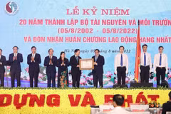 Celebran dos décadas del Ministerio de Recursos Naturales y Medio Ambiente de Vietnam