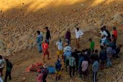 Al menos 90 muertos por accidente en mina de esmeralda en Myanmar