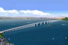 Agilizan construcción de mayor puente marítimo en Vietnam