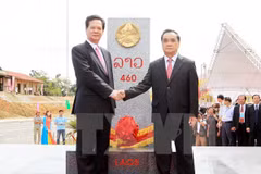 Provincias Vietnam-Laos concluyen remozamiento de hitos fronterizos