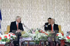Presidente de Islandia visita Ciudad Ho Chi Minh