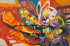 La obra “La danza de la luna” de Binh Nhi. (Fuente: Gallery 39)
